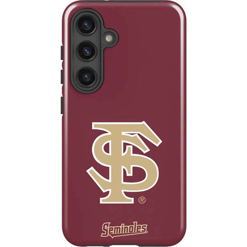 Florida State FSU Seminoles Initials Galaxy S25 Impact Case