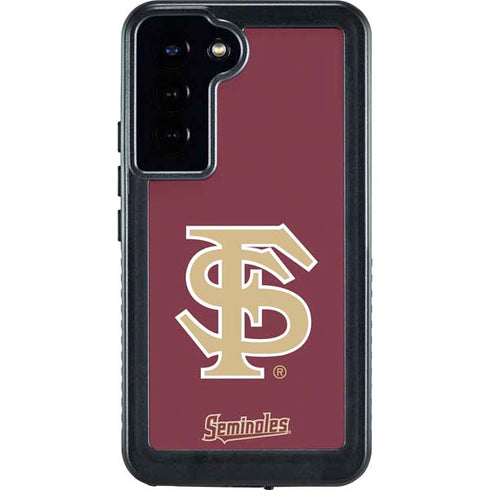 Florida State FSU Seminoles Initials Galaxy S24 Plus Waterproof Case