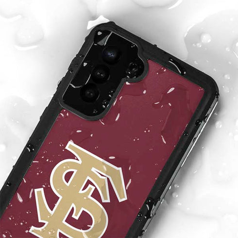 Florida State FSU Seminoles Initials Galaxy S24 Plus Waterproof Case