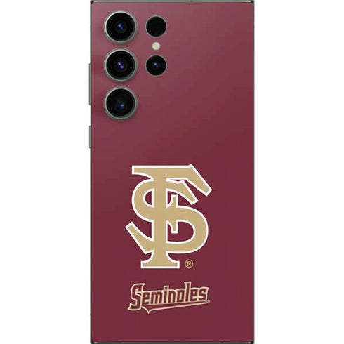 Florida State FSU Seminoles Initials Galaxy S24 Ultra Skin