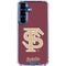 Florida State FSU Seminoles Initials Galaxy S25 Clear Case