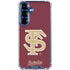 Florida State FSU Seminoles Initials Galaxy S25 Clear Case