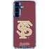 Florida State FSU Seminoles Initials Galaxy S25 Plus Clear Case