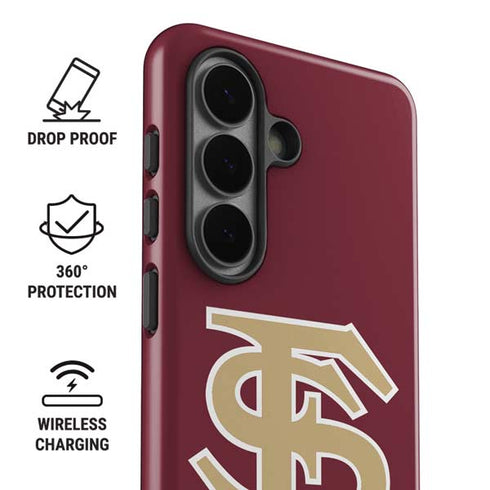 Florida State FSU Seminoles Initials Galaxy S26 Impact Case