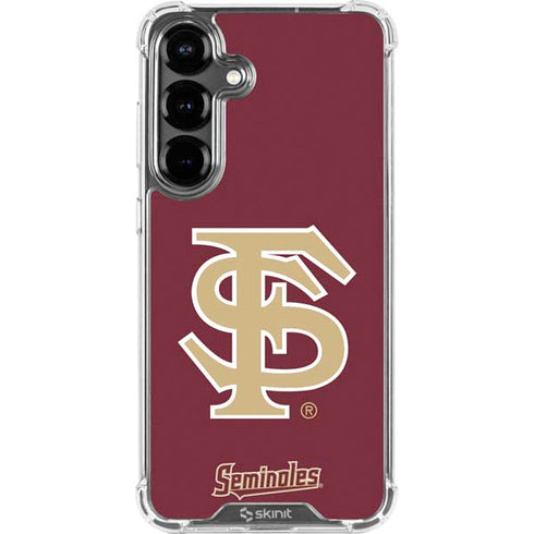Florida State FSU Seminoles Initials Galaxy S26 Plus Clear Case