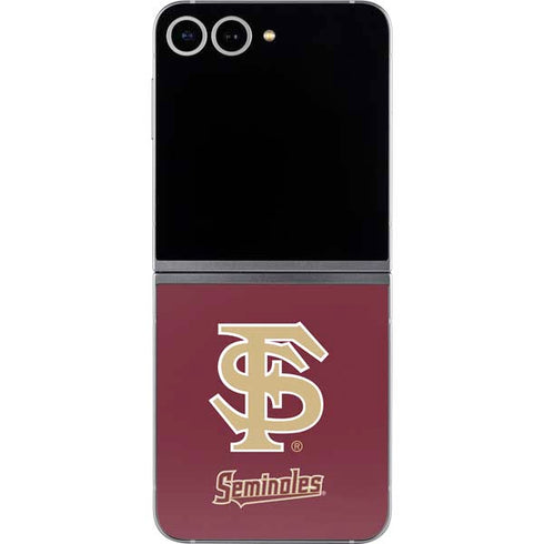 Florida State FSU Seminoles Initials Galaxy Z Flip6 Skin