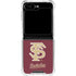 Florida State FSU Seminoles Initials Galaxy Z Flip6 Clear Case