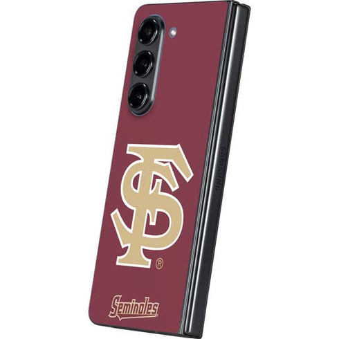 Florida State FSU Seminoles Initials Galaxy Z Fold5 5G Skin