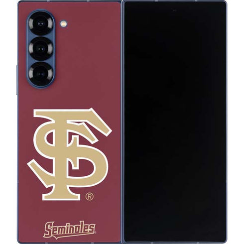 Florida State FSU Seminoles Initials Galaxy Z Fold6 Skin