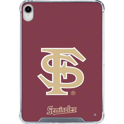 Florida State FSU Seminoles Initials iPad 11th Gen (2025) Clear Case