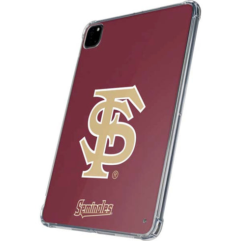 Florida State FSU Seminoles Initials iPad Pro 11in (2024) Clear Case