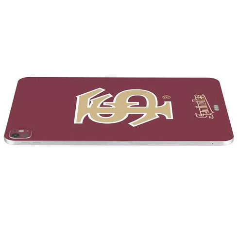 Florida State FSU Seminoles Initials iPad Pro 13in M4 (2024) Skin