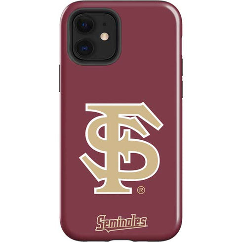 Florida State FSU Seminoles Initials iPhone 12 Impact Case