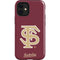 Florida State FSU Seminoles Initials iPhone 12 Mini Impact Case