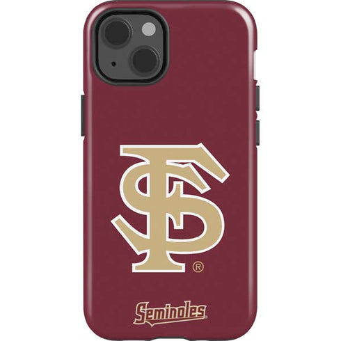 Florida State FSU Seminoles Initials iPhone 13 Impact Case