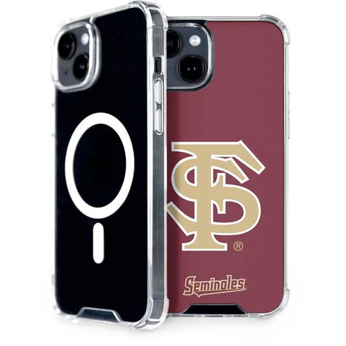 Florida State FSU Seminoles Initials iPhone 13 MagSafe Case