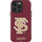 Florida State FSU Seminoles Initials iPhone 13 Pro Impact Case
