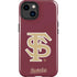 Florida State FSU Seminoles Initials iPhone 15 Impact Case