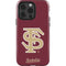 Florida State FSU Seminoles Initials iPhone 15 Pro Impact Case