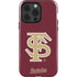 Florida State FSU Seminoles Initials iPhone 15 Pro Impact Case