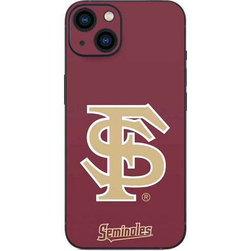 Florida State FSU Seminoles Initials iPhone 15 Skin