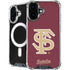Florida State FSU Seminoles Initials iPhone 16 MagSafe Case