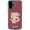 Florida State FSU Seminoles Initials iPhone 16 Plus Clear Case