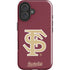 Florida State FSU Seminoles Initials iPhone 16 Plus Impact Case