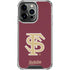 Florida State FSU Seminoles Initials iPhone 16 Pro Clear Case