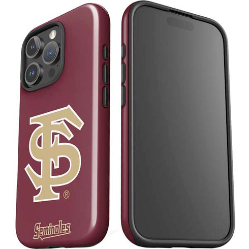 Florida State FSU Seminoles Initials iPhone 16 Pro Impact Case