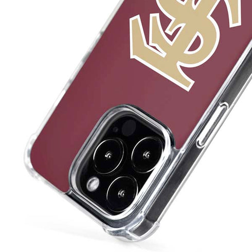 Florida State FSU Seminoles Initials iPhone 16 Pro MagSafe Case