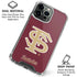 Florida State FSU Seminoles Initials iPhone 16 Pro Max Clear Case