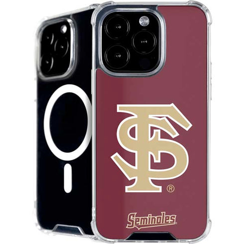 Florida State FSU Seminoles Initials iPhone 16 Pro Max MagSafe Case