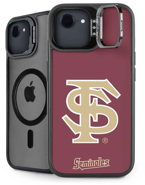 Florida State FSU Seminoles Initials iPhone 16e Kickstand Case