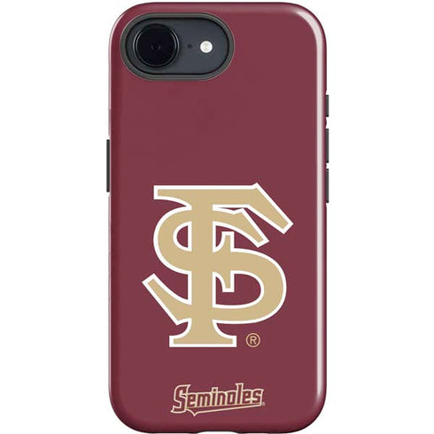 Florida State FSU Seminoles Initials iPhone 16e Impact Case