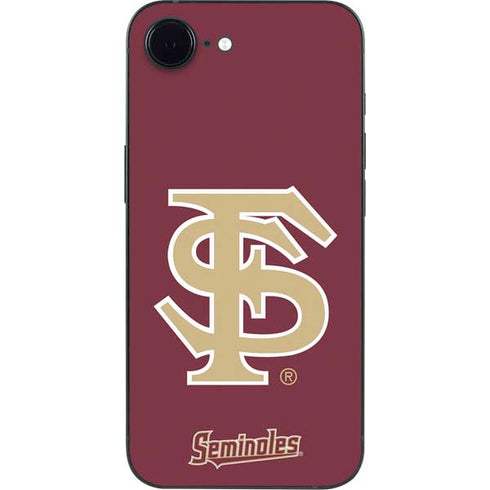 Florida State FSU Seminoles Initials iPhone 16e Skin