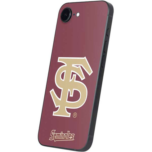 Florida State FSU Seminoles Initials iPhone 16e Skin