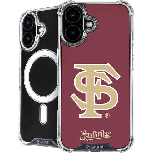 Florida State FSU Seminoles Initials iPhone 17 MagSafe Case