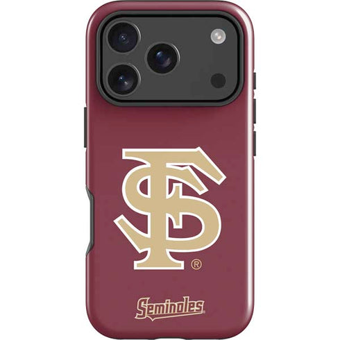 Florida State FSU Seminoles Initials iPhone 18 Pro Impact Case