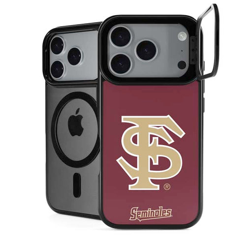 Florida State FSU Seminoles Initials iPhone 18 Pro Kickstand Case