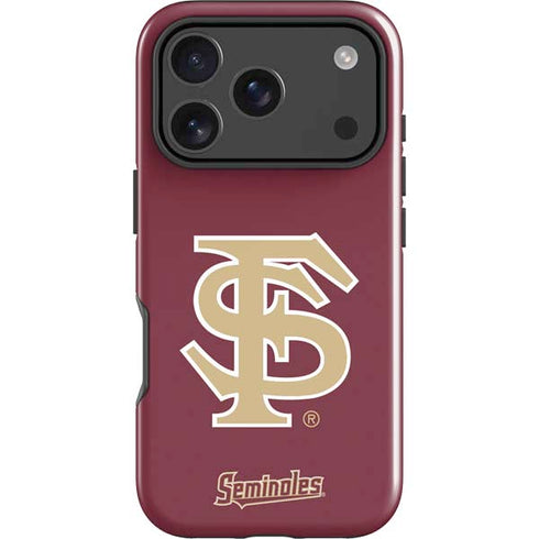Florida State FSU Seminoles Initials iPhone 18 Pro Max Impact Case