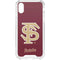 Florida State FSU Seminoles Initials iPhone XS Clear Case