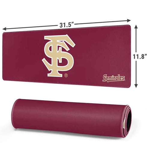 Florida State FSU Seminoles Initials Gaming Mouse Pad