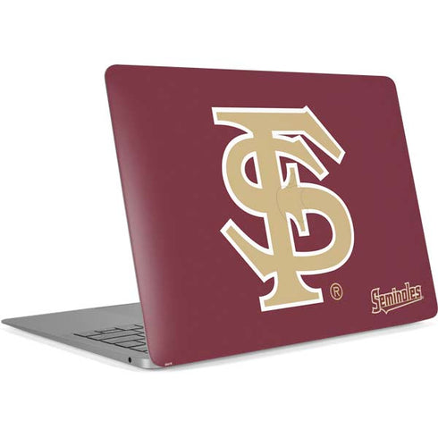 Florida State FSU Seminoles Initials Apple MacBook Air Skin