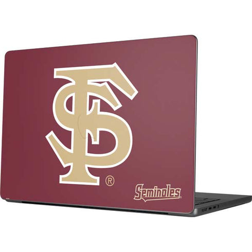 Florida State FSU Seminoles Initials Apple MacBook Pro 14-inch Skin