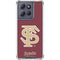 Florida State FSU Seminoles Initials Moto G 5G (2025) Clear Case