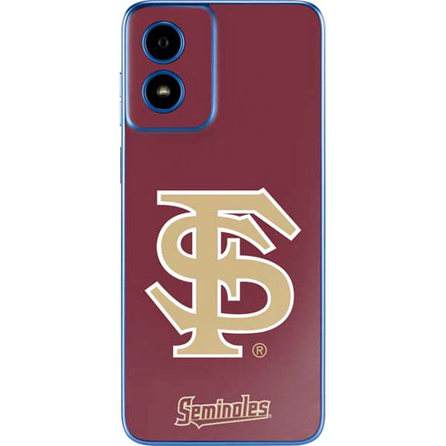 Florida State FSU Seminoles Initials Moto G Play 4G (2024) Skin