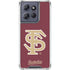 Florida State FSU Seminoles Initials Moto G Play 5G (2025) Clear Case