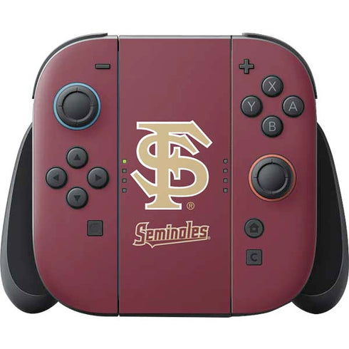 Florida State FSU Seminoles Initials Nintendo Switch 2 (2025) Joy-Con Controller Skin