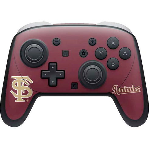 Florida State FSU Seminoles Initials Nintendo Switch 2 (2025) Pro Controller Skin